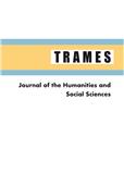 TRAMES-Journal of the Humanities and Social Sciences《TRAMES：人文社会科学杂志》