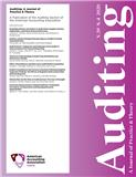 Auditing-A Journal of Practice & Theory《审计:实践与理论》