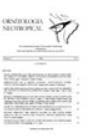 Ornitologia Neotropical《新热带鸟类学》