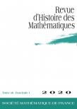 Revue d'histoire des mathématiques（或：REVUE D HISTOIRE DES MATHEMATIQUES）《数学史杂志》