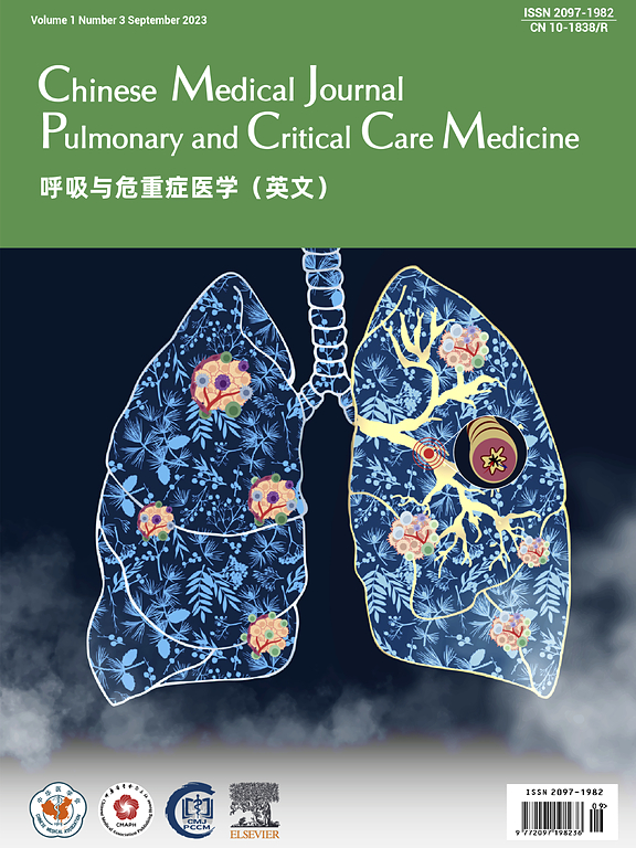 呼吸与危重症医学（英文）（Chinese Medical Journal Pulmonary and Critical Care Medicine）