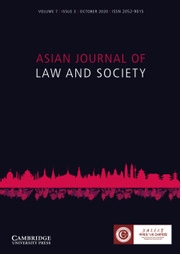 亚洲法与社会杂志(英文)(Asian Journal of Law and Society)(国际刊号)