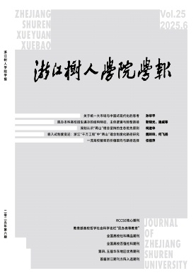 浙江树人学院学报（原：浙江树人大学学报）（不收版面费审稿费）