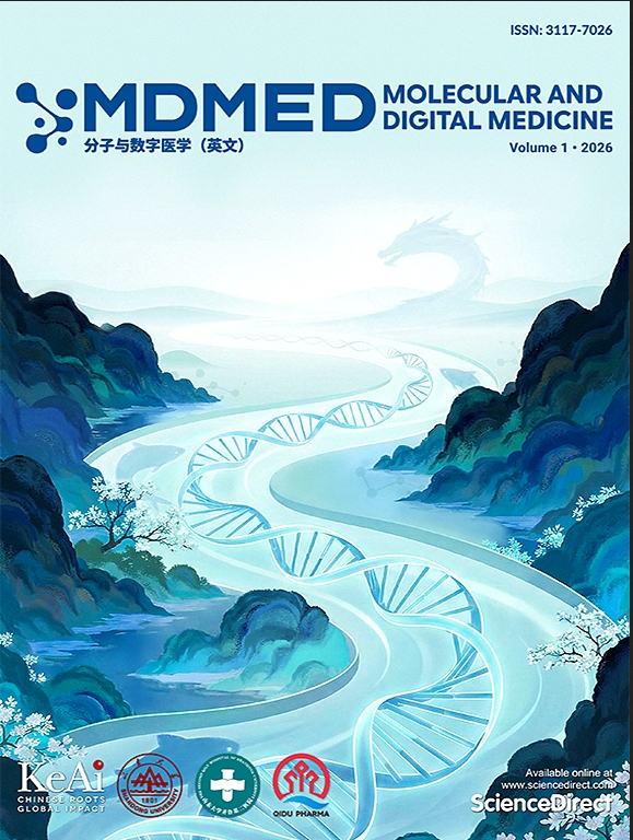 分子与数字医学（英文）（Molecular and Digital Medicine）（国际刊号）（OA期刊）（2028年12月31日前不收版面费）