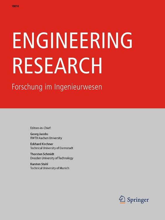 Engineering Research《工程研究》（原：Forschung im Ingenieurwesen）
