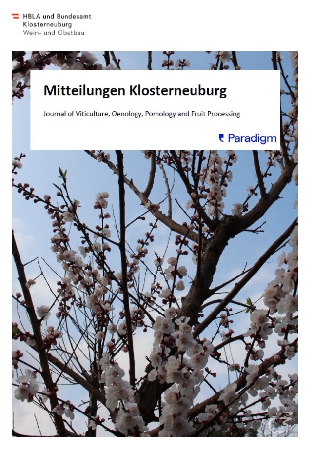 Mitteilungen Klosterneuburg: Journal of Viticulture, Oenology, Pomology and Fruit Processing《克洛斯特新堡通报：葡萄栽培、酿酒学、果树栽培与水果加工期刊》（原：Mitteilungen Klosterneuburg）