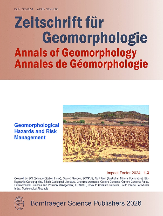 Zeitschrift für Geomorphologie（或：Zeitschrift fur Geomorphologie）《地貌学杂志》