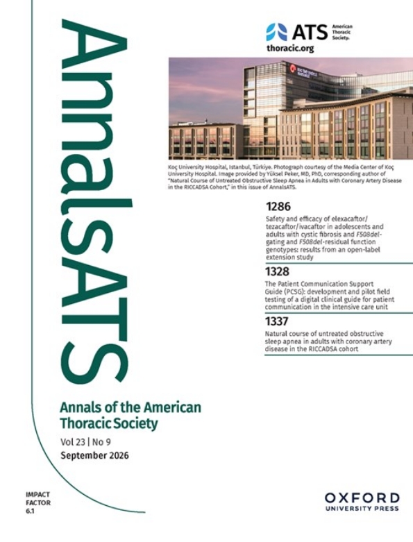 Annals of the American Thoracic Society《美国胸科学会年鉴》