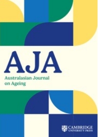 Australasian Journal on Ageing《澳大拉西亚老龄化杂志》